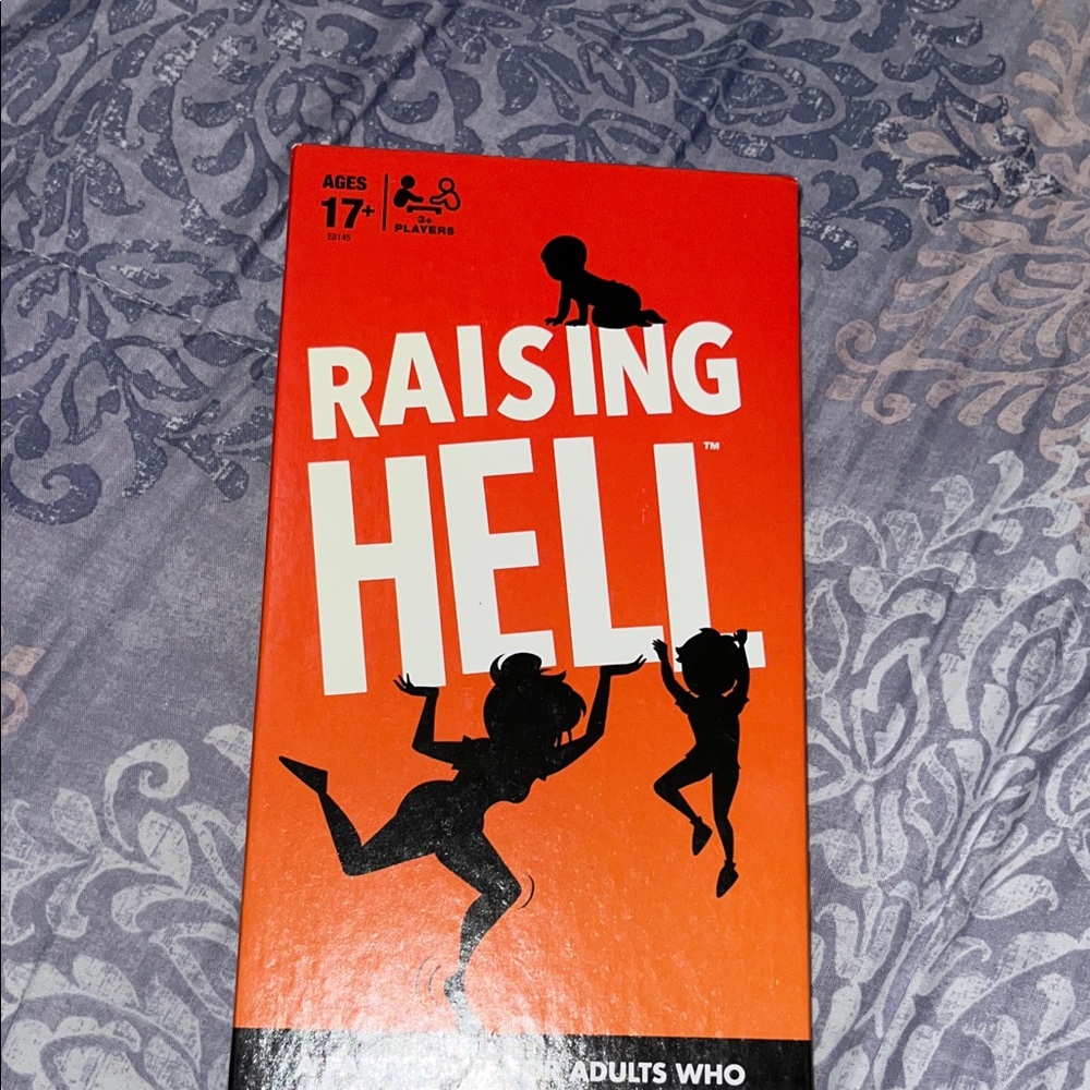 Hasbro Raising Hell Card Game - Red and Black